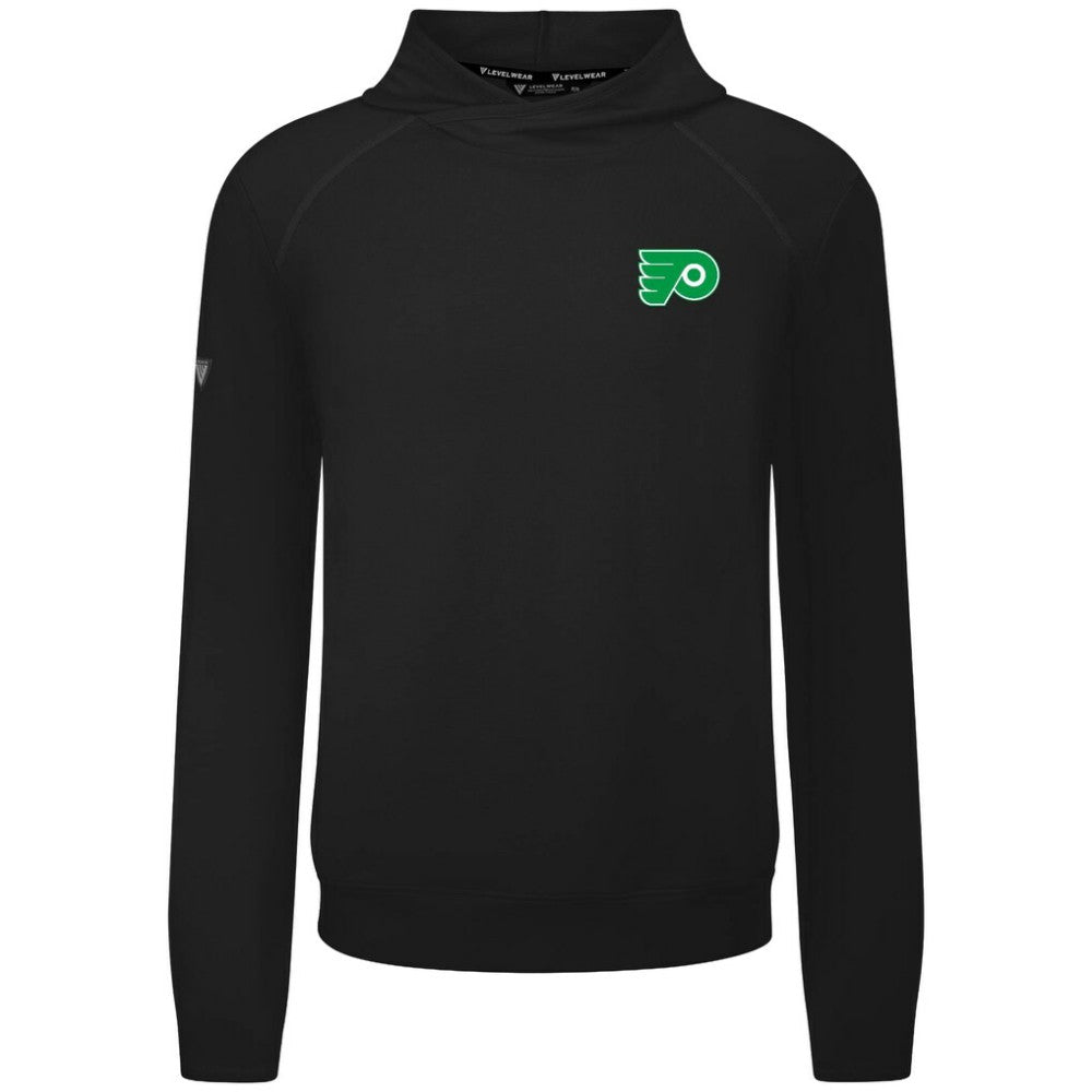 NHL Black Philadelphia Flyers Levelwear St. Patrick's Day Mandate Tri-Blend Hoodie