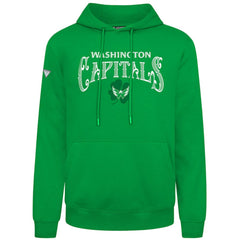 NHL Green Washington Capitals Levelwear St. Patrick's Day Podium Hoodie