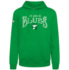 NHL Green St. Louis Blues Levelwear St. Patrick's Day Podium Hoodie