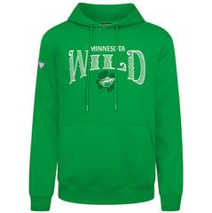 NHL Green Minnesota Wild Levelwear St. Patrick's Day Podium Hoodie