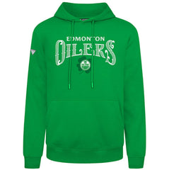 NHL Green Edmonton Oilers Levelwear St. Patrick's Day Podium Hoodie