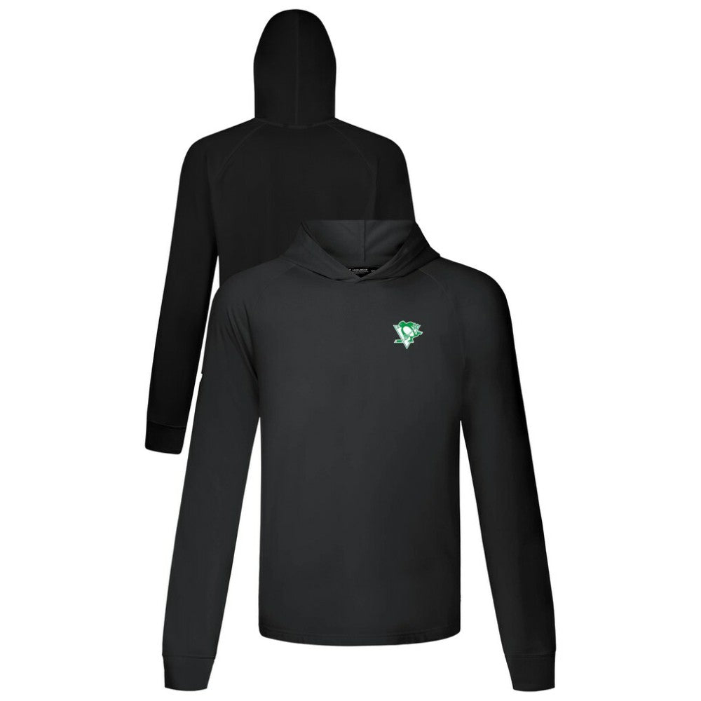 NHL Black Pittsburgh Penguins Levelwear St. Patrick's Day Dimension Hoodie