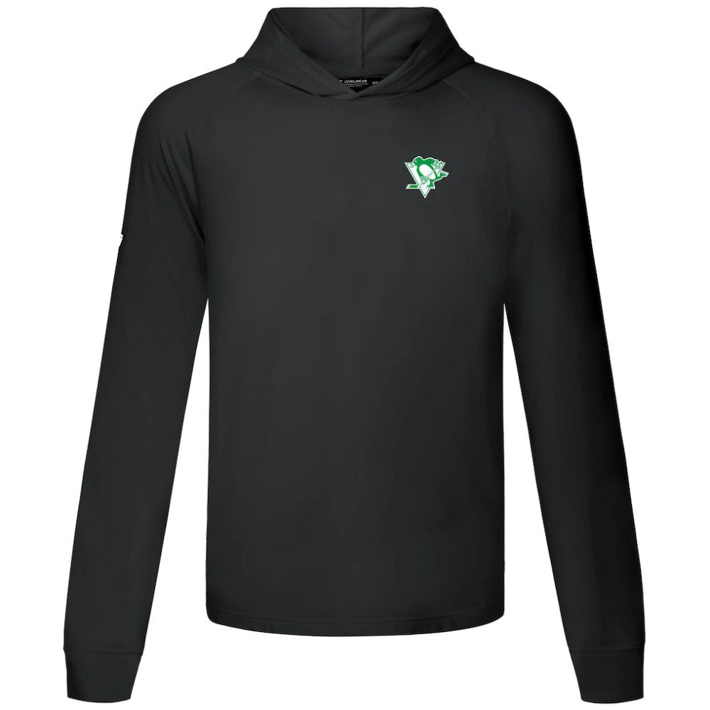NHL Black Pittsburgh Penguins Levelwear St. Patrick's Day Dimension Hoodie