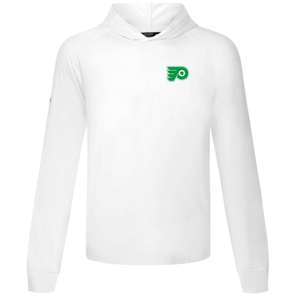 NHL White Philadelphia Flyers Levelwear St. Patrick's Day Dimension Hoodie