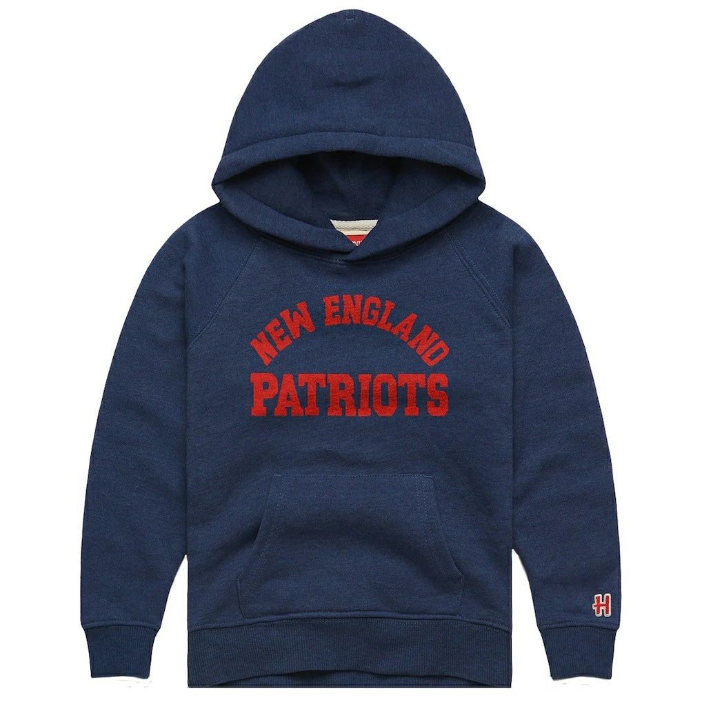 Homage Youth Classic Tri-Blend Hoodie - New England Patriots