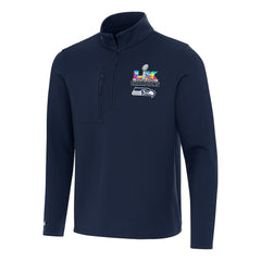 Antigua Super Bowl LX s Insider Quarter-Zip Pullover - Seattle Seahawks
