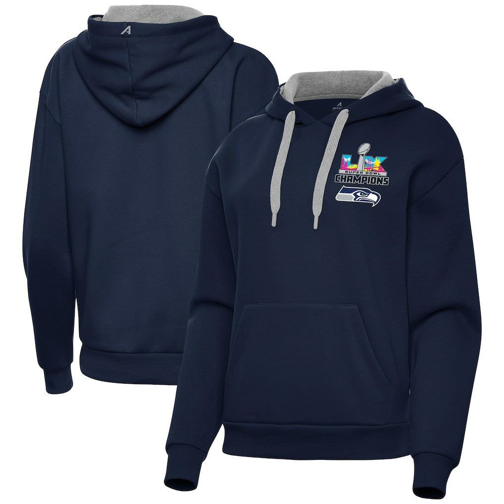 Antigua Women's Super Bowl LX s Victory Hoodie - Seattle Seahawks