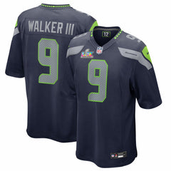 Kenneth Walker III  Super Bowl LX Patch Game Jersey - Seattle Seahawks