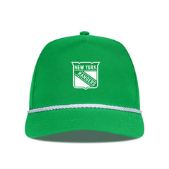 NHL Kelly Green New York Rangers Levelwear St. Patrick's Day Gambit Rope Adjustable Hat