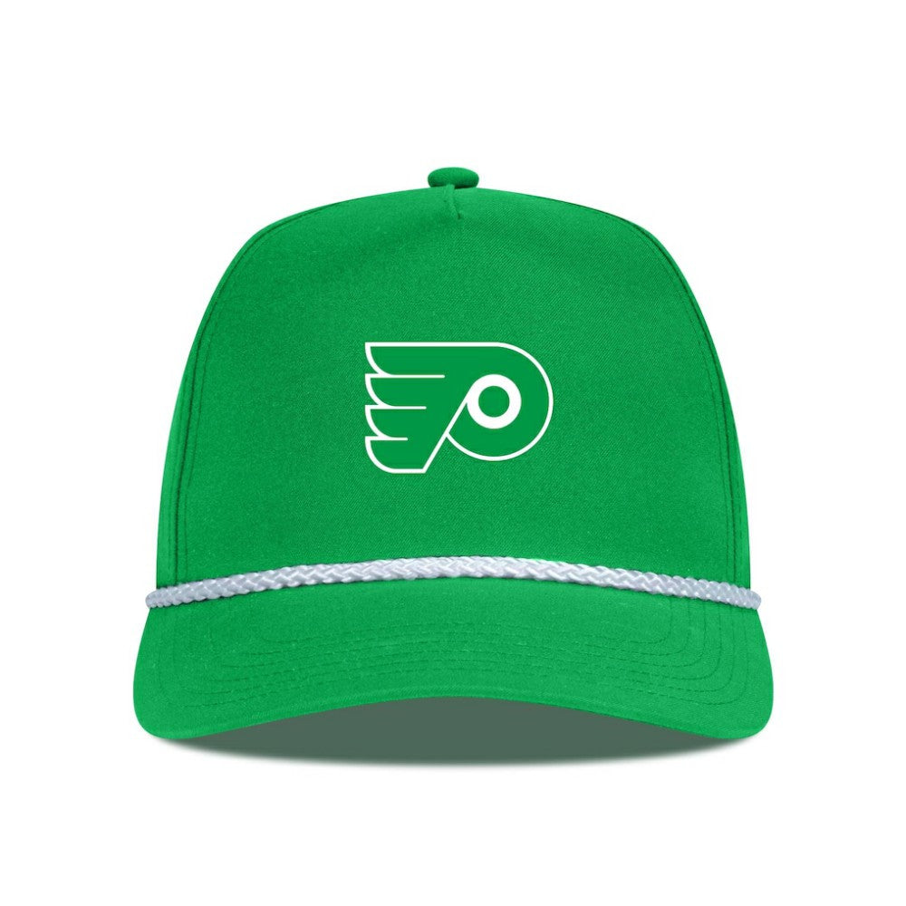 NHL Kelly Green Philadelphia Flyers Levelwear St. Patrick's Day Gambit Rope Adjustable Hat