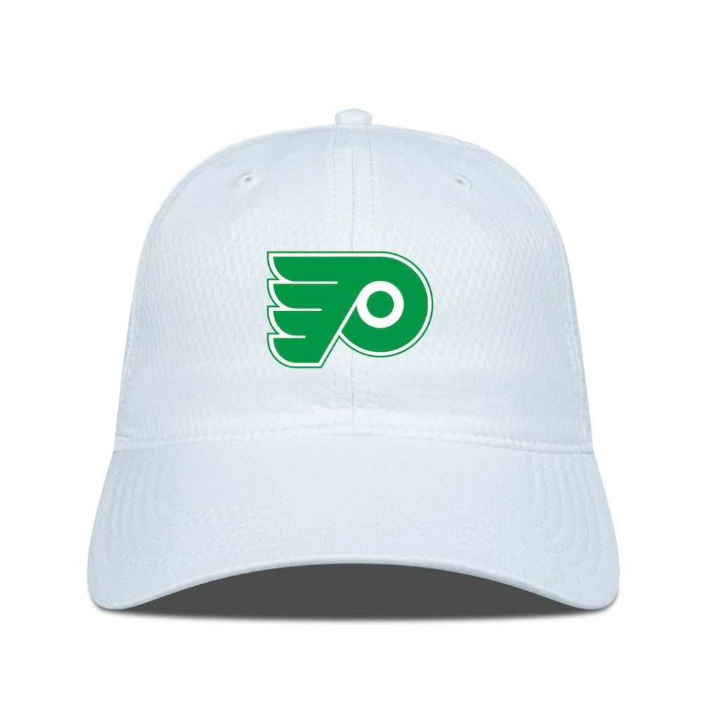 NHL White Philadelphia Flyers Levelwear Matrix Patch Adjustable Hat