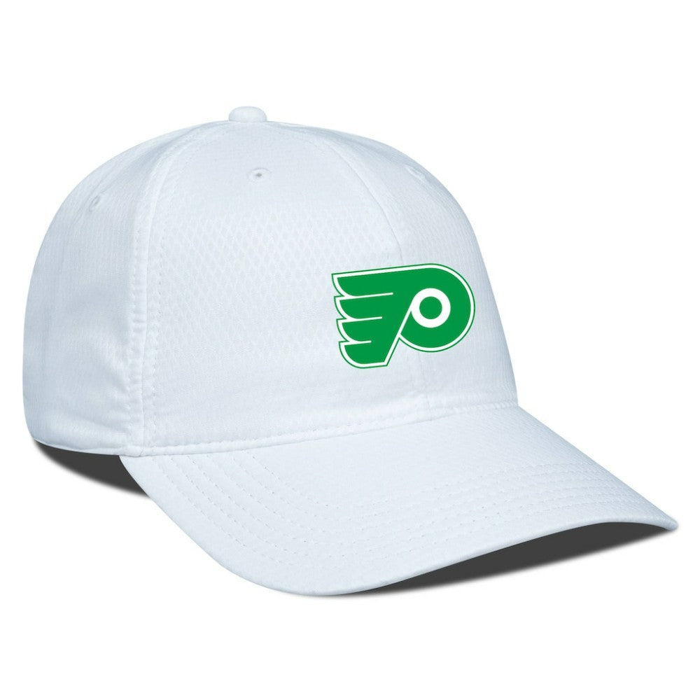 NHL White Philadelphia Flyers Levelwear Matrix Patch Adjustable Hat
