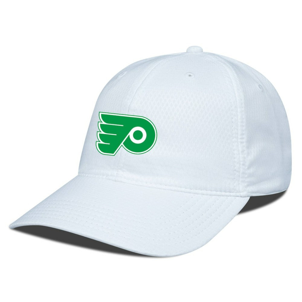 NHL White Philadelphia Flyers Levelwear Matrix Patch Adjustable Hat