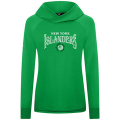 NHL Kelly Green New York Islanders Levelwear Women's St. Patrick's Day Slender Raglan Hoodie