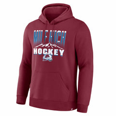 NHL Burgundy Colorado Avalanche Hometown Graphic Hoodie