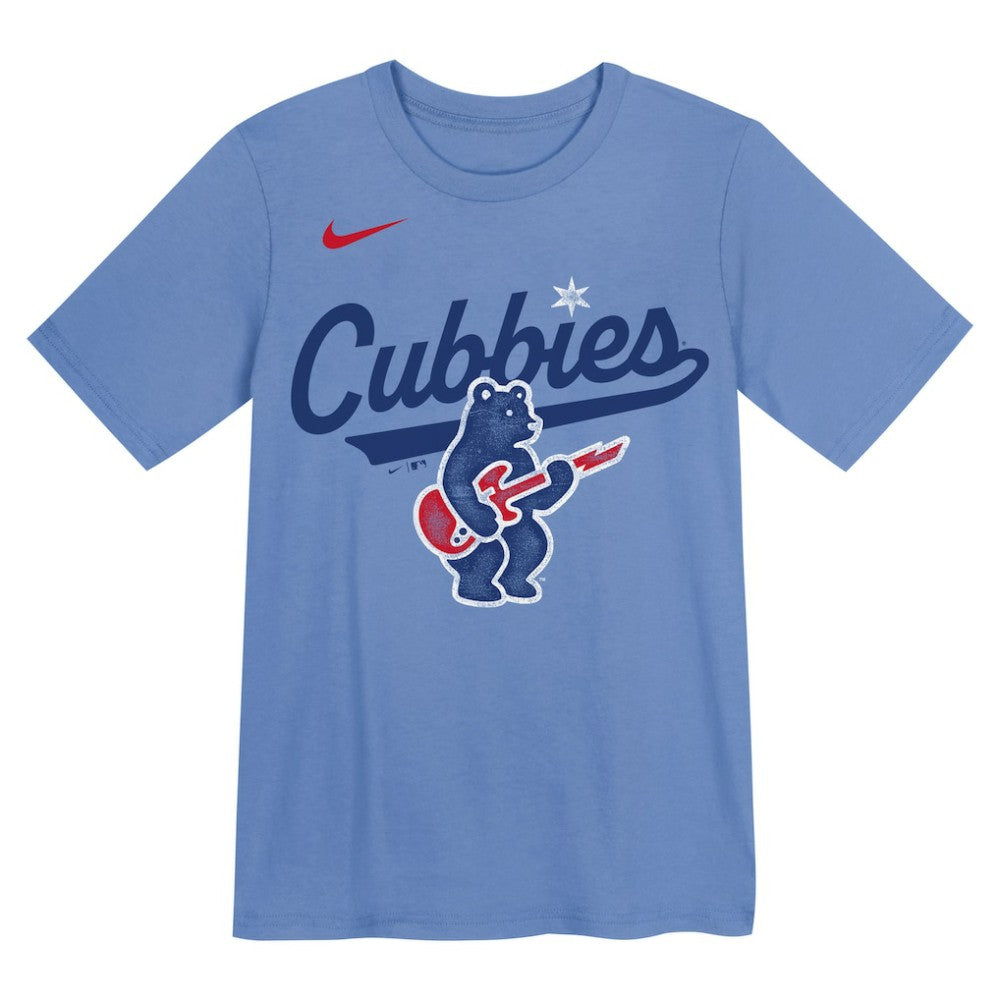 MLB Chicago Cubs Nike Preschool Electric Bear Alternate T-Shirt