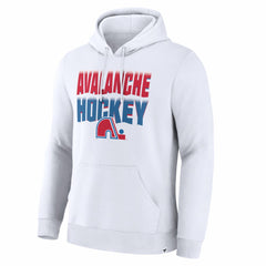NHL White Colorado Avalanche Hometown Graphic Hoodie