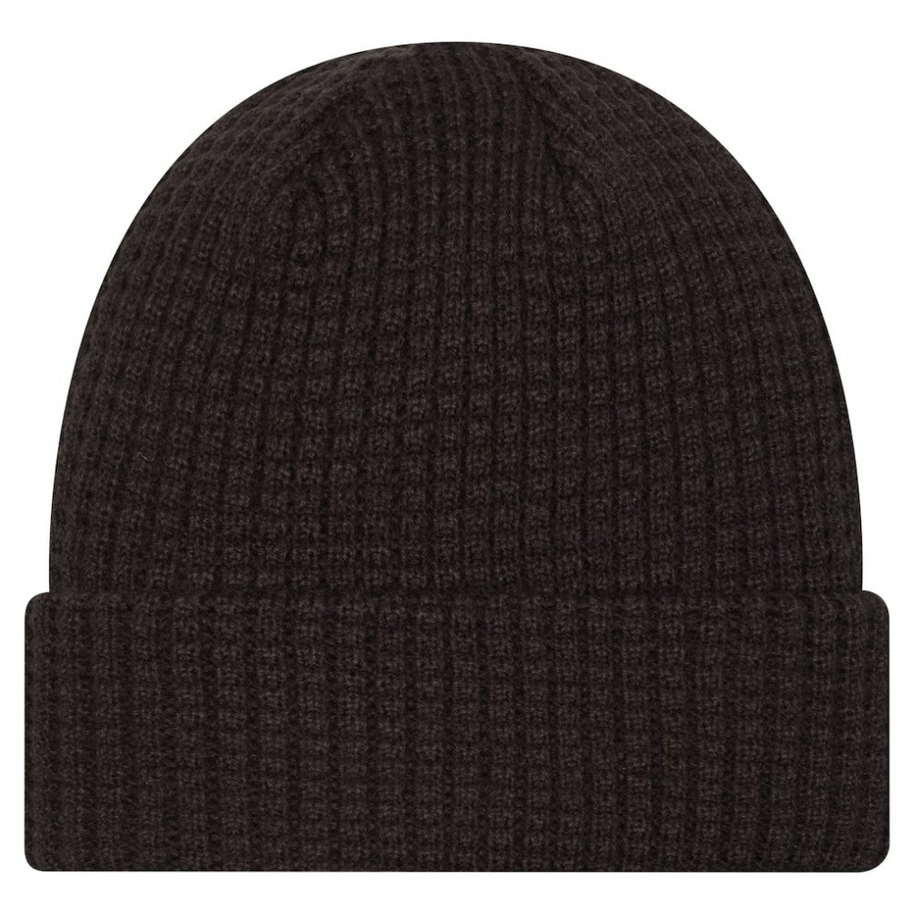 NHL Black Buffalo Sabres New Era Waffle Cuffed Knit Hat
