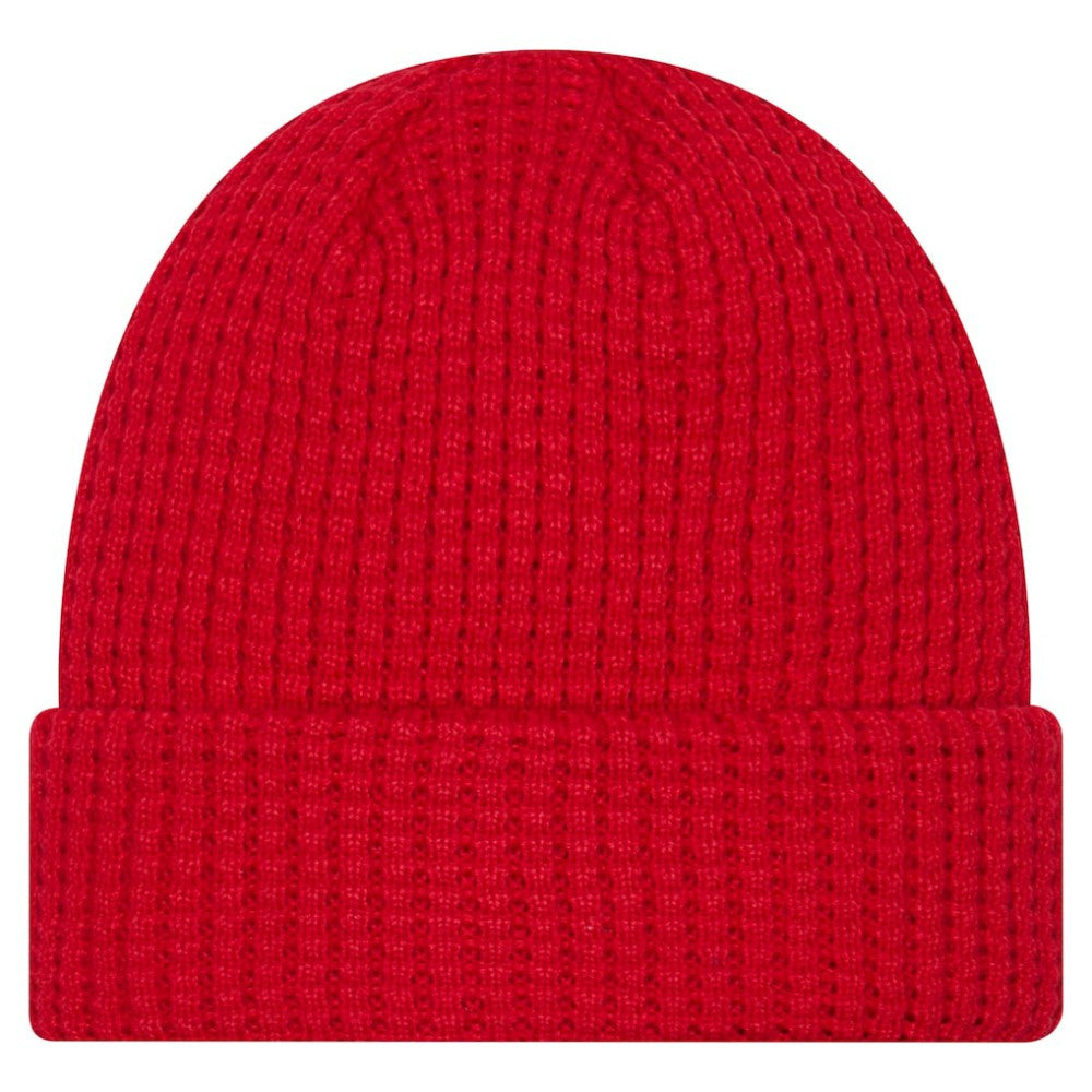 NHL Red Detroit Red Wings New Era Waffle Cuffed Knit Hat