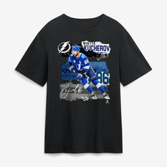 NHL Black Nikita Kucherov Tampa Bay Lightning Fresh Ice T-Shirt