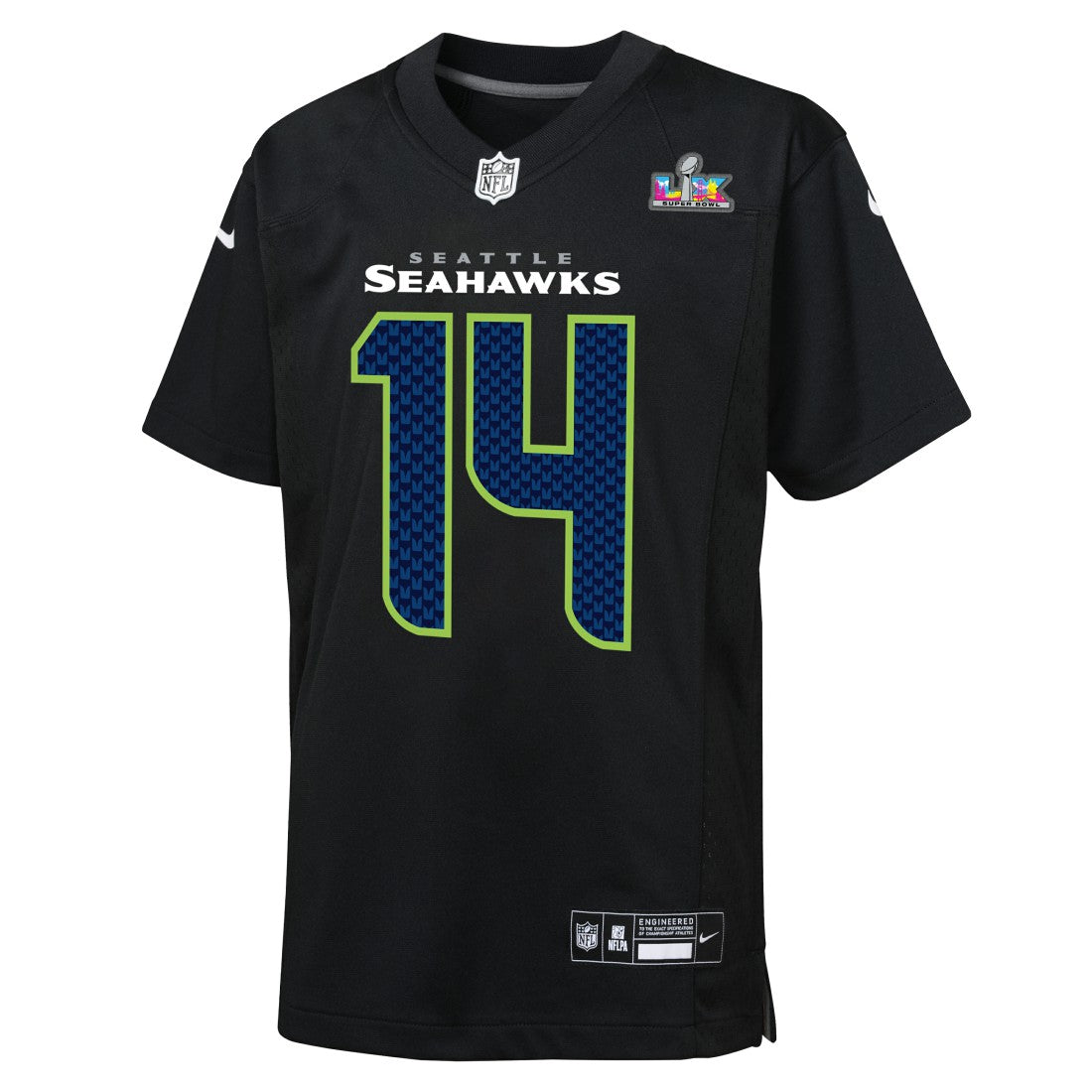 Sam Darnold  Youth Super Bowl LX Carbon Fashion Game Jersey - Seattle Seahawks