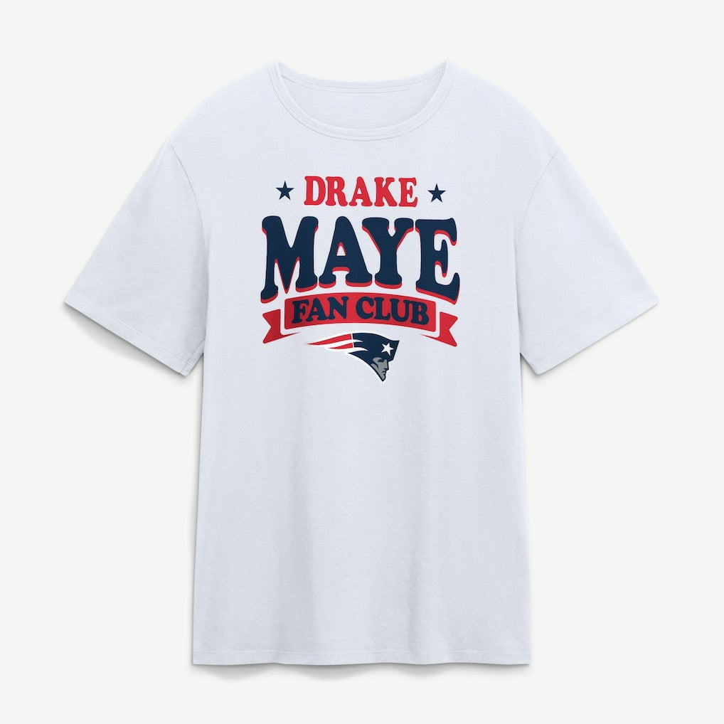 Drake Maye Fan Club T-Shirt - New England Patriots