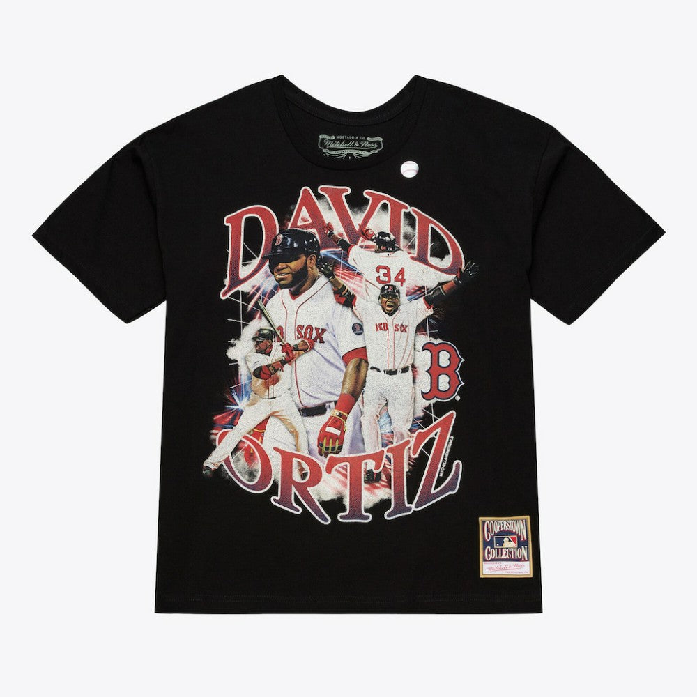 MLB David Ortiz Boston Red Sox Mitchell & Ness Legendary Collage Player T-Shirt