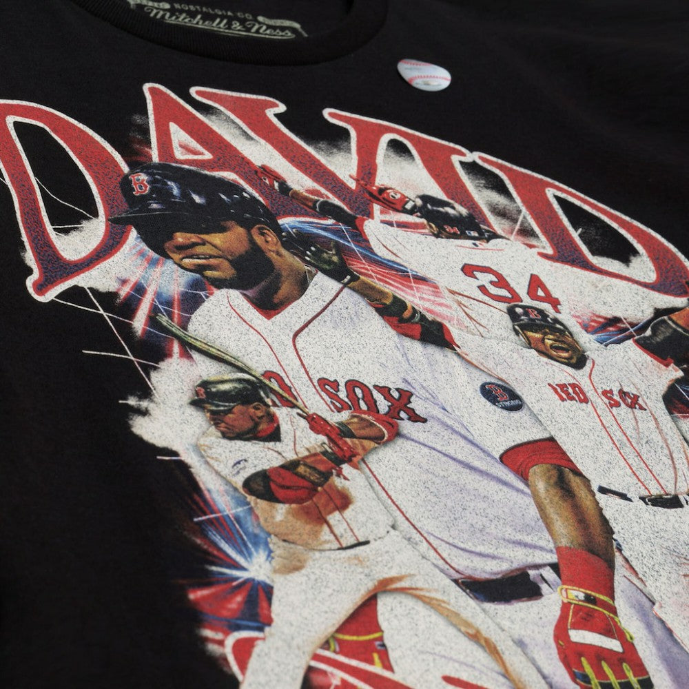 MLB David Ortiz Boston Red Sox Mitchell & Ness Legendary Collage Player T-Shirt