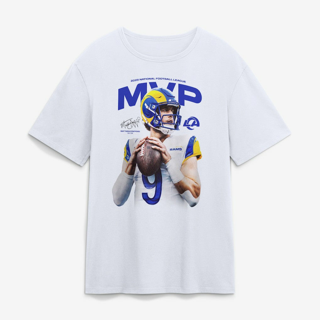 Matthew Stafford  2025 NFL MVP T-Shirt - Los Angeles Rams