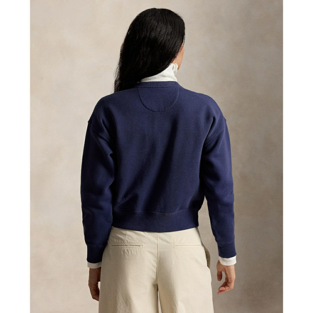 MLB Yankees Polo Ralph Lauren Women's Seasonal Knit Full-Snap Cardigan