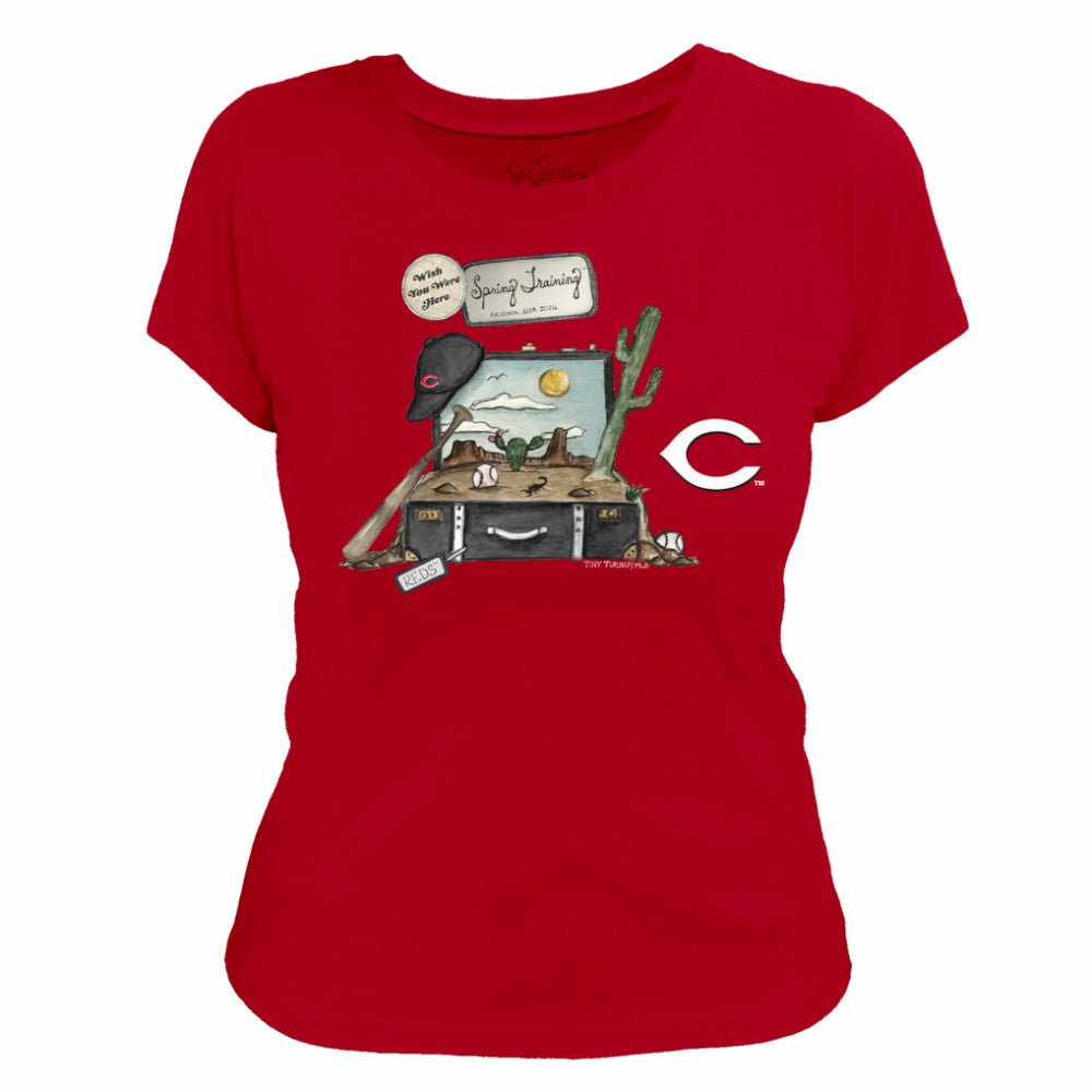 MLB Cincinnati Reds Tiny Turnip Women's 2026 Spring Training T-Shirt