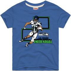 Jaxon Smith-Njigba  Homage Youth Draft Tri-Blend T-Shirt - Seattle Seahawks