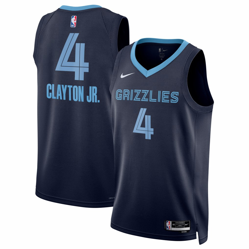 NBA Walter Clayton Jr. Memphis Grizzlies Unisex Swingman Jersey