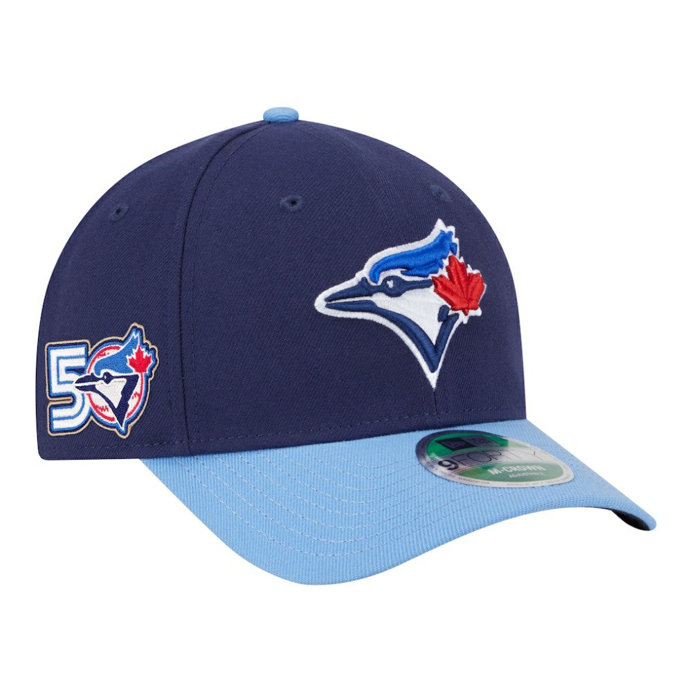 MLB Toronto Blue Jays New Era 50th Season Player Replica Side Patch 9FORTY Adjustable Hat