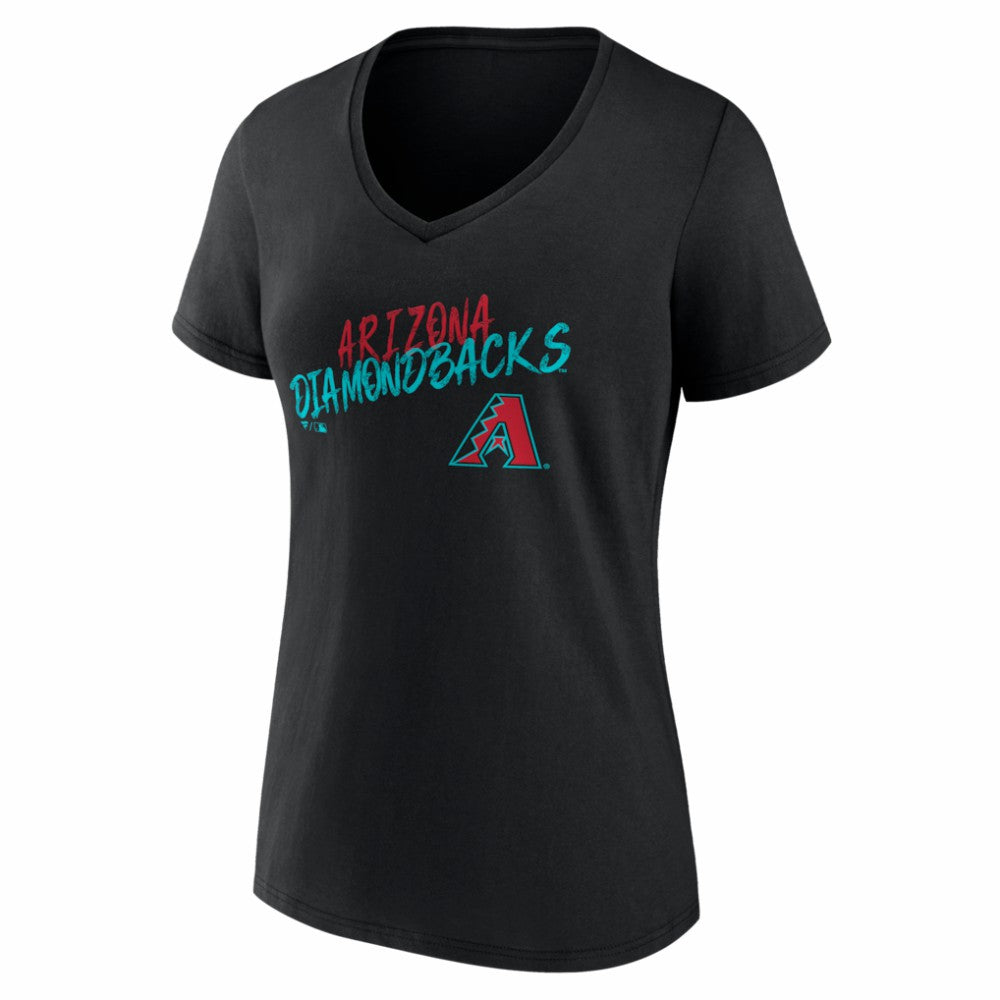 MLB Arizona Diamondbacks Women's Hustle Personalized Name & Number V-Neck T-Shirt