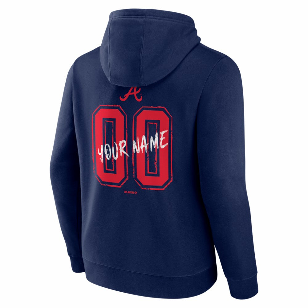 MLB Atlanta Braves  Hustle Personalized Name & Number Hoodie
