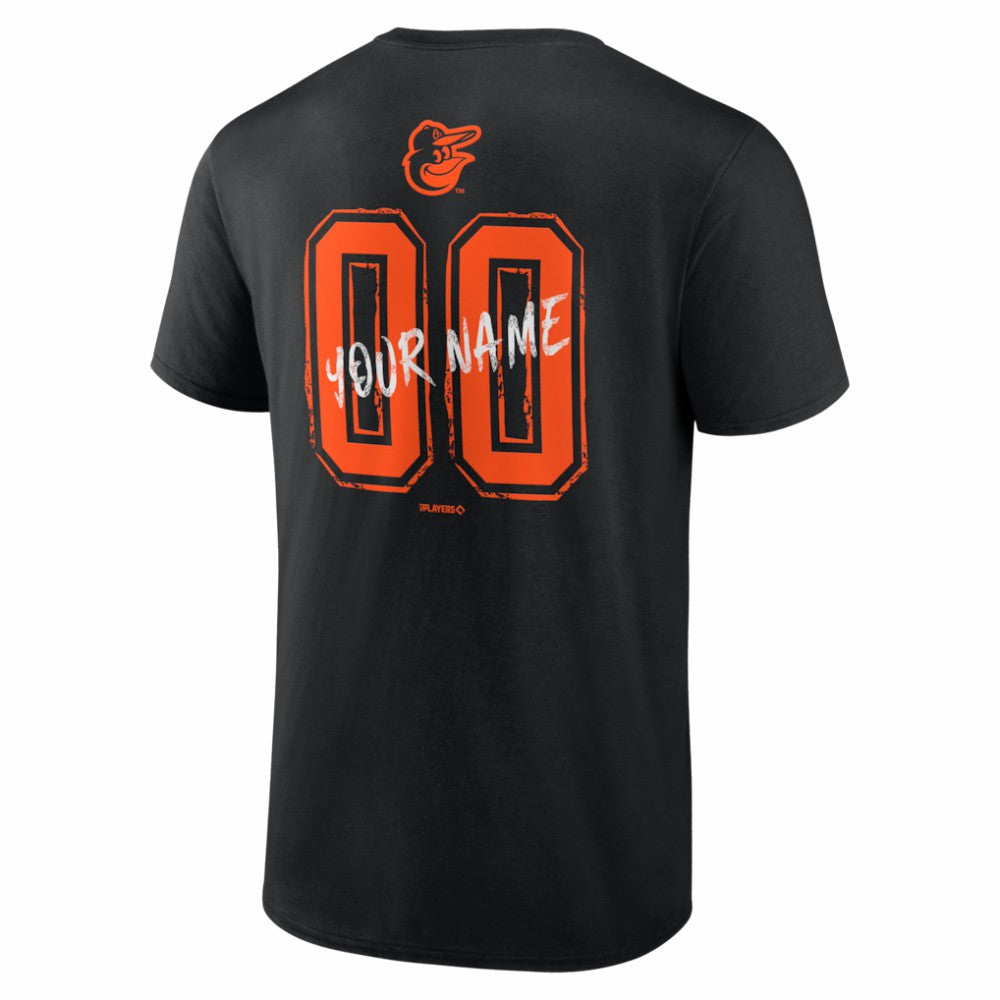 MLB Baltimore Orioles  Hustle Personalized Name & Number T-Shirt