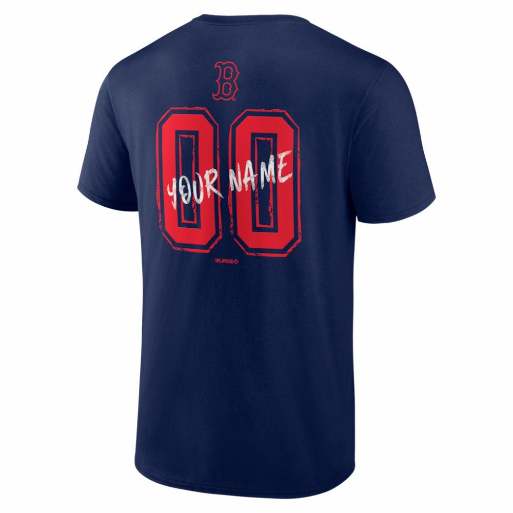 MLB Boston Red Sox  Hustle Personalized Name & Number T-Shirt