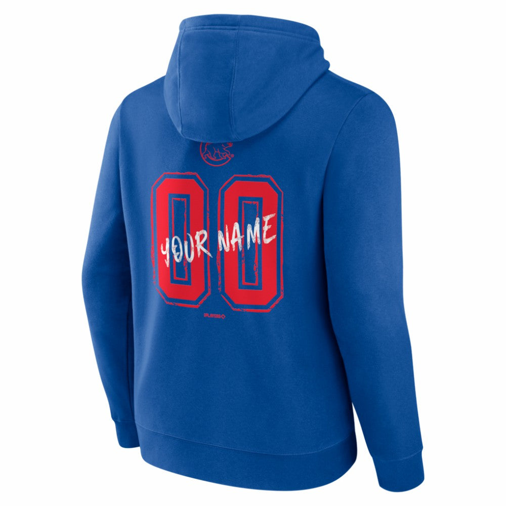 MLB Chicago Cubs  Hustle Personalized Name & Number Hoodie