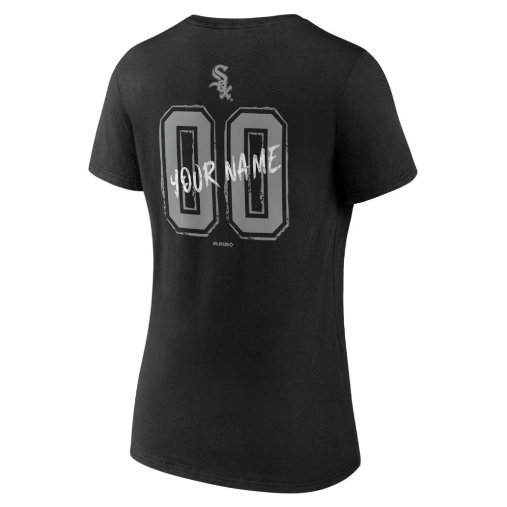 MLB Chicago White Sox Women's Hustle Personalized Name & Number V-Neck T-Shirt