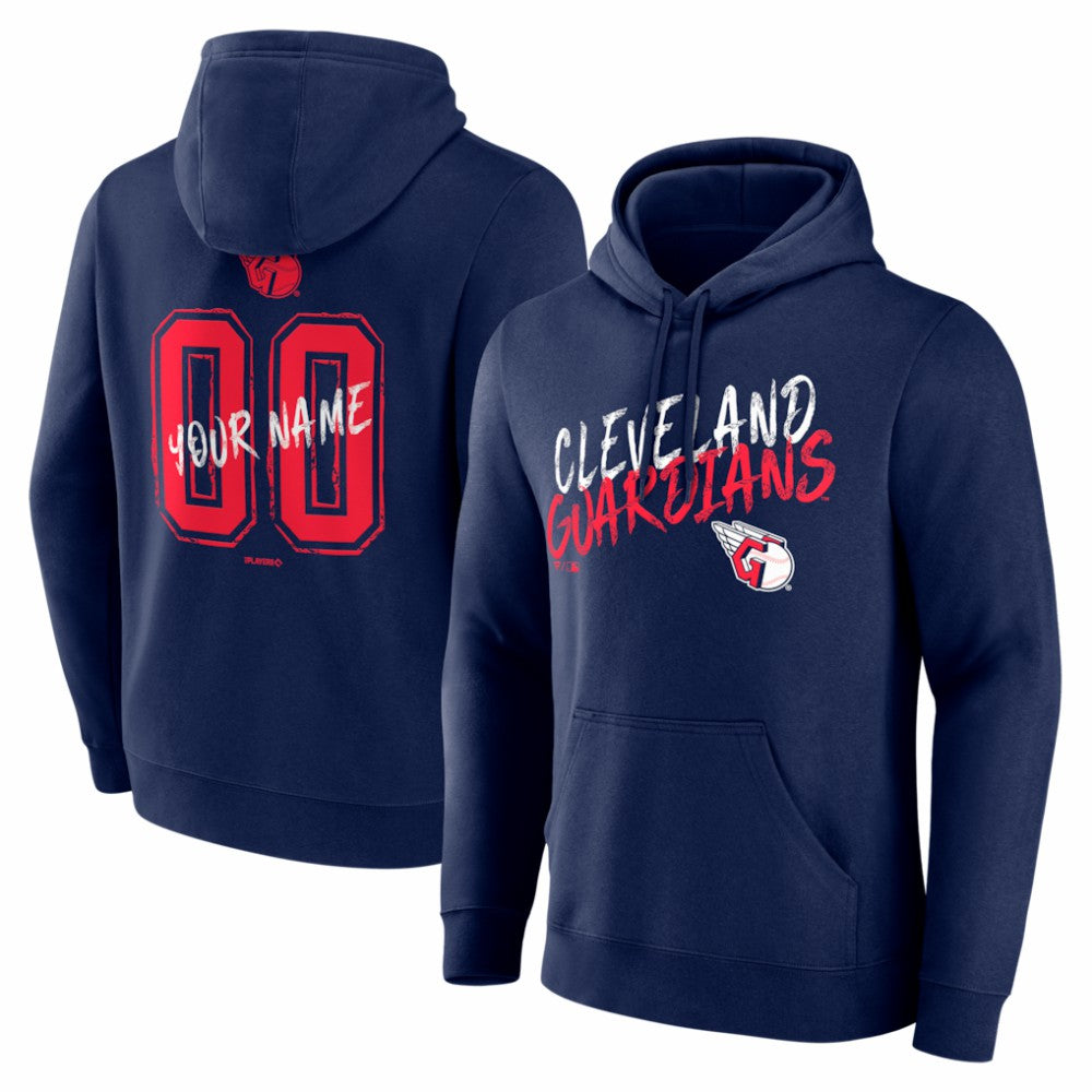 MLB Cleveland Guardians  Hustle Personalized Name & Number Hoodie