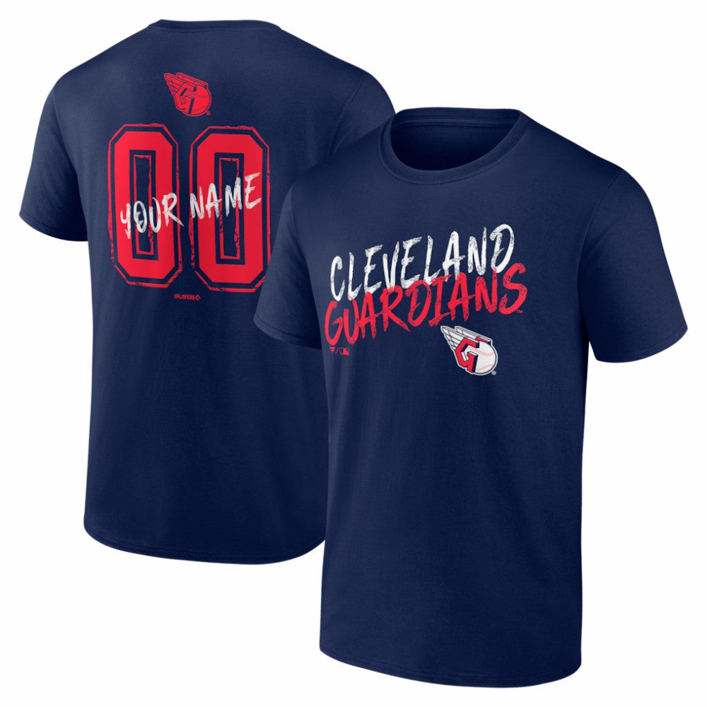 MLB Cleveland Guardians  Hustle Personalized Name & Number T-Shirt