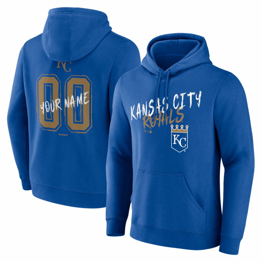 MLB Kansas City Royals  Hustle Personalized Name & Number Hoodie