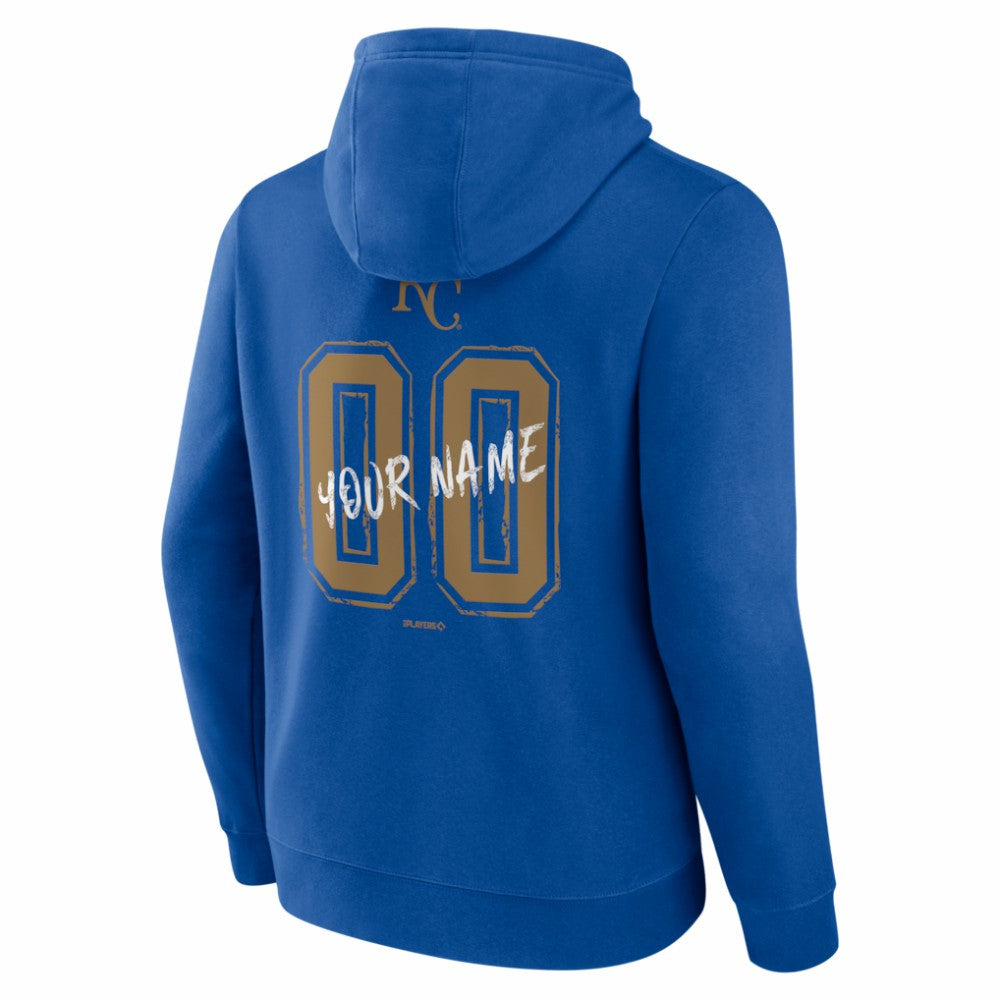 MLB Kansas City Royals  Hustle Personalized Name & Number Hoodie