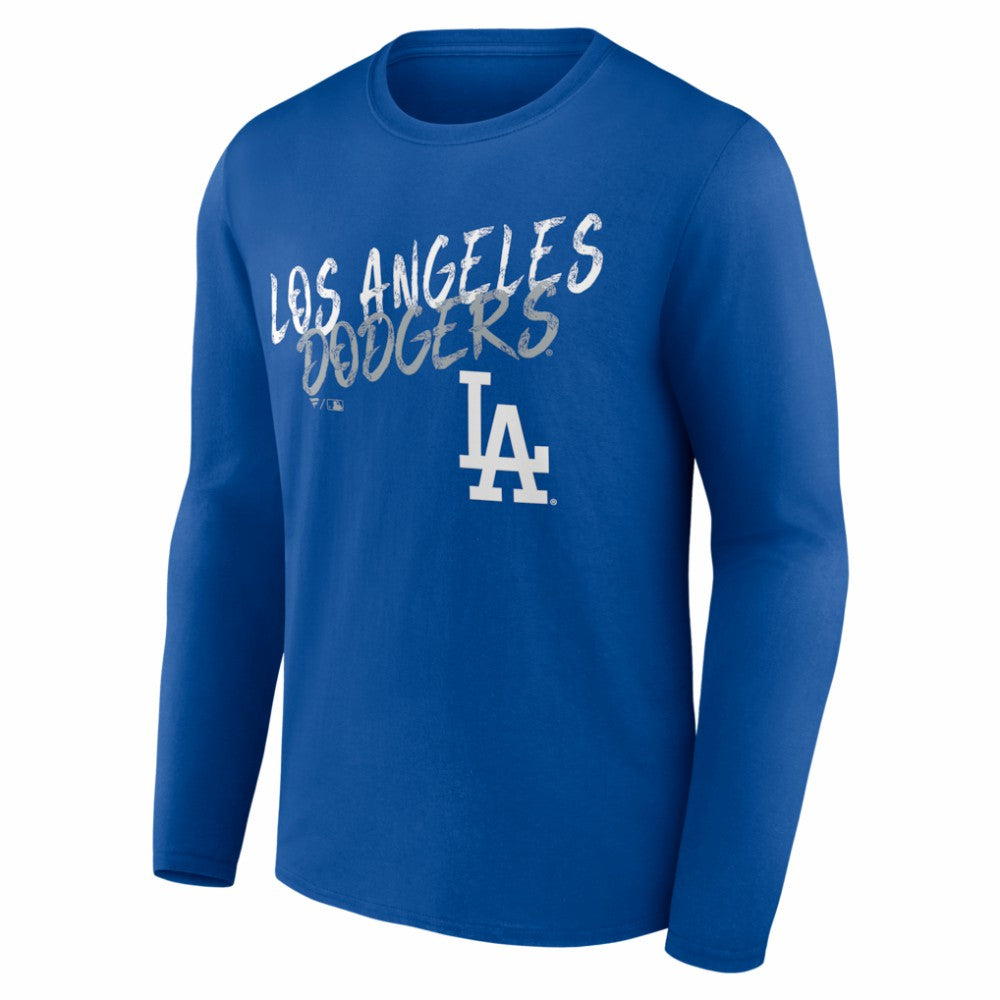 MLB Los Angeles Dodgers  Hustle Personalized Name & Number Long Sleeve T-Shirt