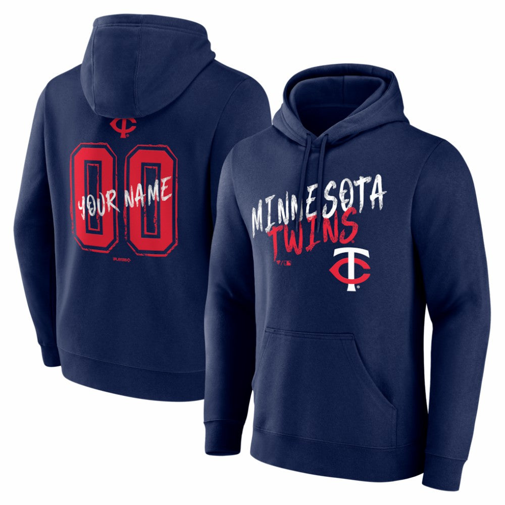 MLB Minnesota Twins  Hustle Personalized Name & Number Hoodie