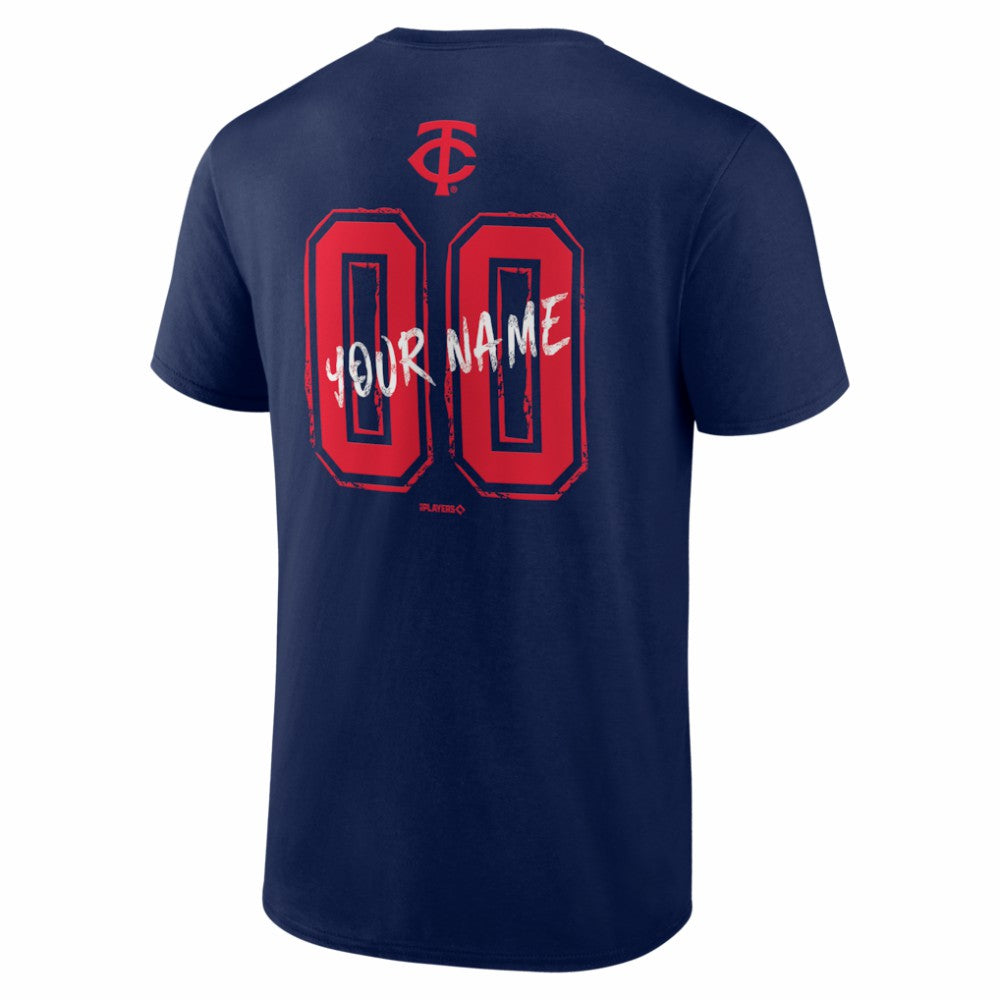 MLB Minnesota Twins  Hustle Personalized Name & Number T-Shirt