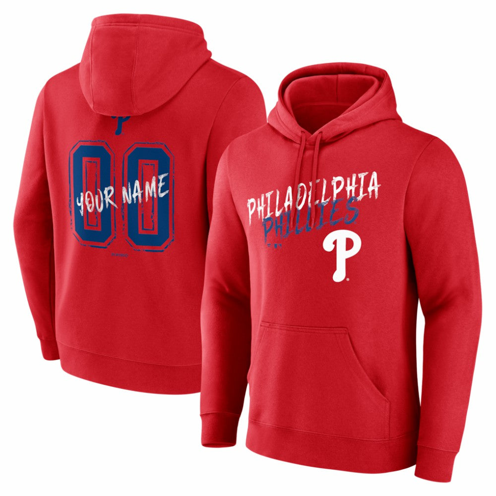 MLB Philadelphia Phillies  Hustle Personalized Name & Number Hoodie