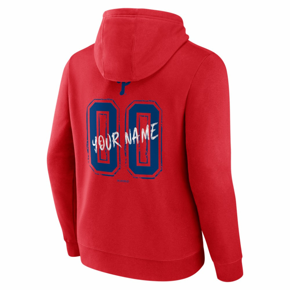 MLB Philadelphia Phillies  Hustle Personalized Name & Number Hoodie