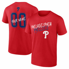 MLB Philadelphia Phillies  Hustle Personalized Name & Number T-Shirt